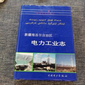 新疆维吾尔自治区电力工业志 精装本 近九五品