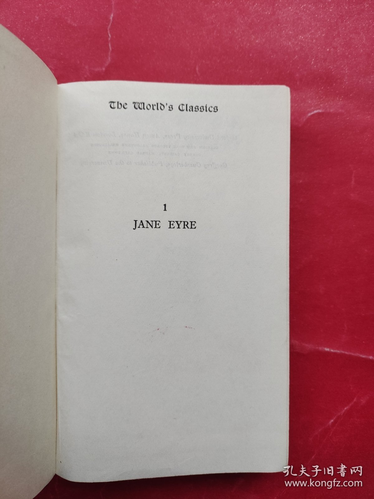 JANE EYRE An Autobiography 1