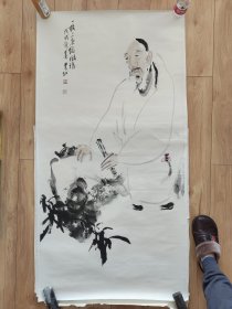 陕西 实力画家 李拙 国画人物 郑板桥