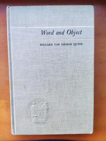 （精装版，国内现货）Word and Object Willard Van Orman Quine  W. V. Quine 奎因经典之作