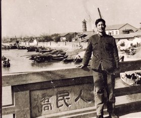 建国早期苏州老照片人民桥老照片(角度独特，画面唯美)