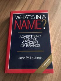 WHAT'S IN A NAME? Advertising and the concept of brands'《品牌概念的广告推广》