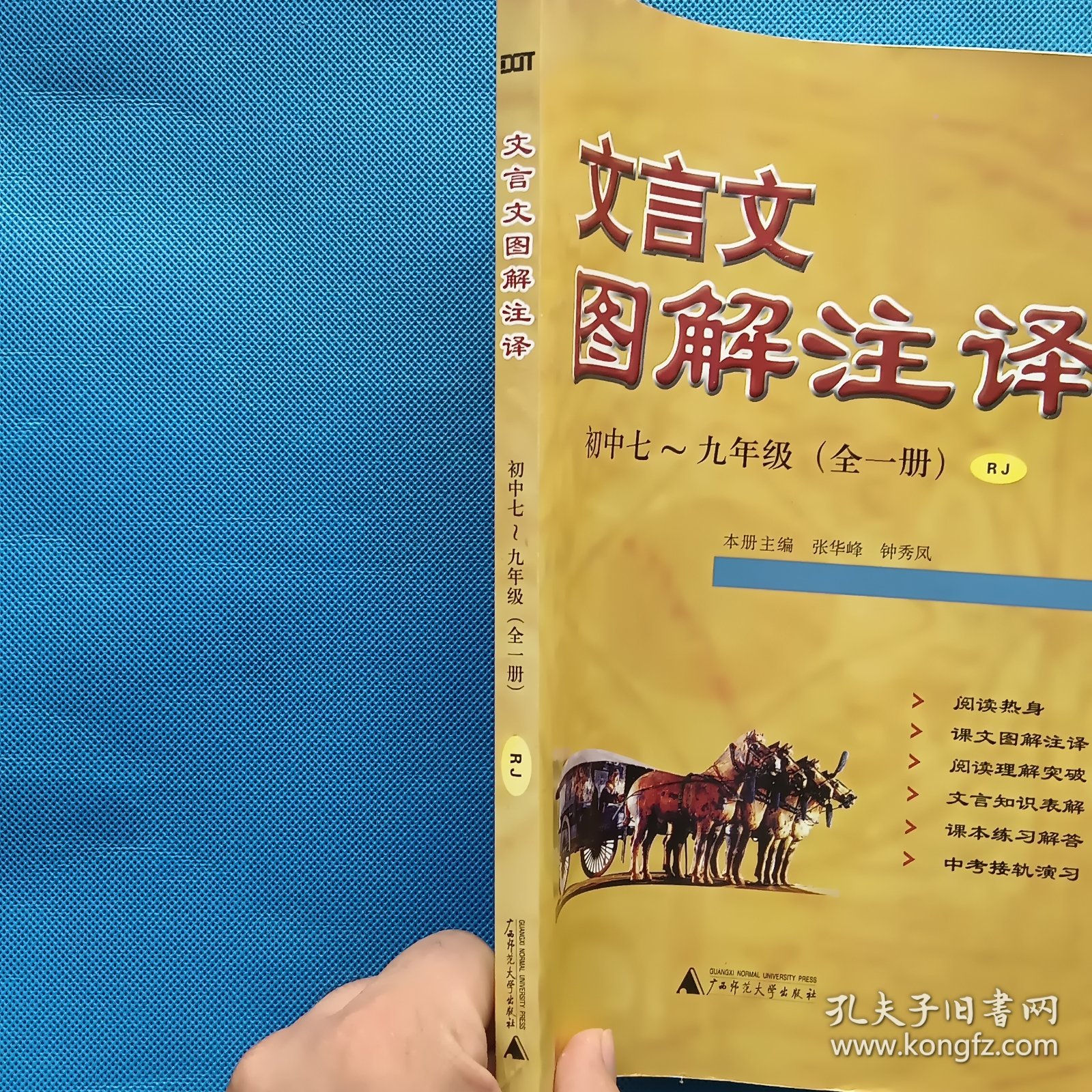 文言文图解注释 初中 七—九年级（全一册）【书内干净】