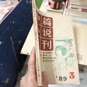 中篇小说选刊【1989年第3期】