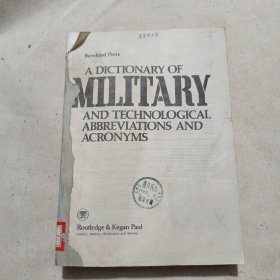 [英文原版影印]A Dictionary of Military and Technological Abbreviations and Scronyms 军事和技术缩略语词典