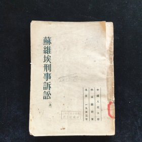 苏维埃刑事诉讼 上