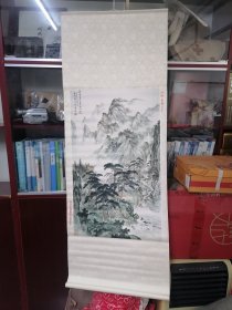 年画、宣传画印刷品：陈平山水小中堂（115*53）