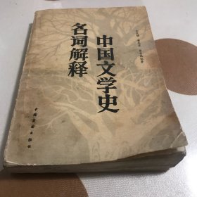 中国文学史名词解释