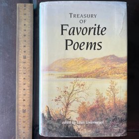 The treasury of favorite poems poetry 最喜爱的诗歌 英文原版精装厚本