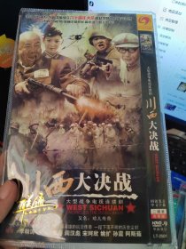 光盘DVD:川西大决战 二张光盘 简装