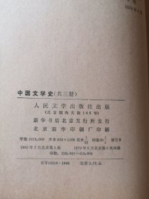 中国文学史（全三册）