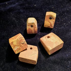 紫砂绞泥钮章（五款选一）