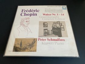 德版 肖邦 华尔兹1-14 Peter Schmalfuss 施马尔富斯 钢琴演奏 无划痕 12寸LP黑胶唱片