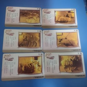 广东200p0125一套六张昭陵六骏