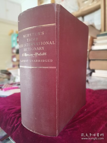 Webster's Third New International Dictionary of the English Language Unabridged