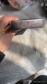 端砚老宋坑一片红门字方砚，料子纯净，锋芒好。