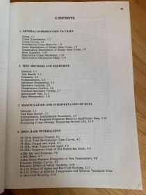 现货 Atlas of Creep and Stress-Rupture Curves 英文原版 蠕变和应力断裂曲线图集 金属和有色金属及合金的代表性蠕变和应力-断裂曲线