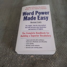 Word Power Made Easy: The Complete Handbook for Building a Superior Vocabulary 英文原版
