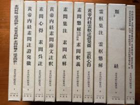 黄帝内经注解丛刊
【一套10册，正16开布面硬精装】