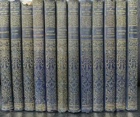 1926年版The Plays of BERNARD SHAW《萧伯纳戏剧集》 全12册，诺贝尔文学奖得主，英文原版，软真皮精装，书顶刷金，原装木盒装