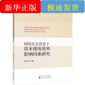 网络社会背景下资本使用效率影响因素研究
