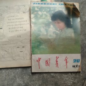 80年代 中国青年杂志2本合售如图