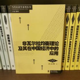 非瓦尔拉均衡理论及其在中国经济中的应用