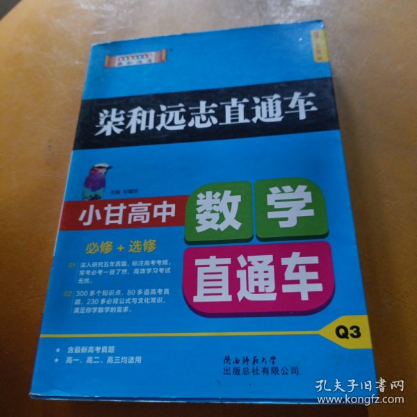 2019版柒和远志直通车小甘高中数学直通车