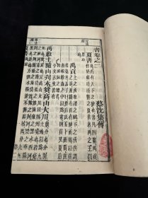 夏书 清木刻本 存卷二1册