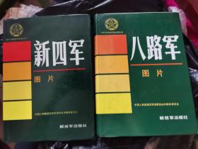 中国人民解放军历史资料丛书，八路军图片，新四军图片两本书