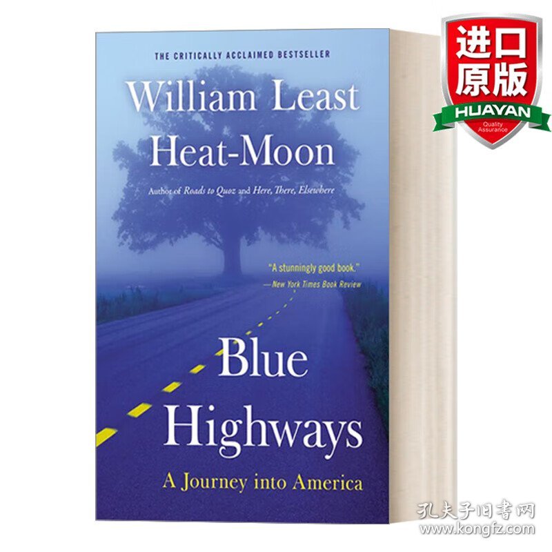 英文原版 Blue Highways 蓝色公路 深入美国游记 英文版 进口英语原版书籍
