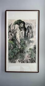 朝鲜画 著名艺术家  卢善柱  山水画