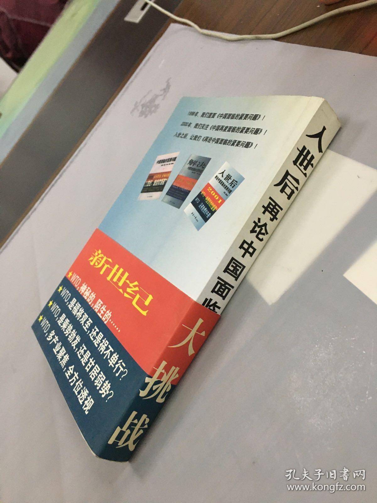 入世后再论中国面临的紧要问题。