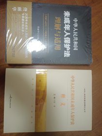 《中华人民共和国未成年人保护法》理解与适用 中华人民共和国未成年人保护法释义 两本合售