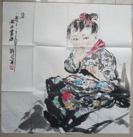 人物画（朵朵）