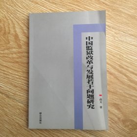 中国监狱改革与发展若干问题研究