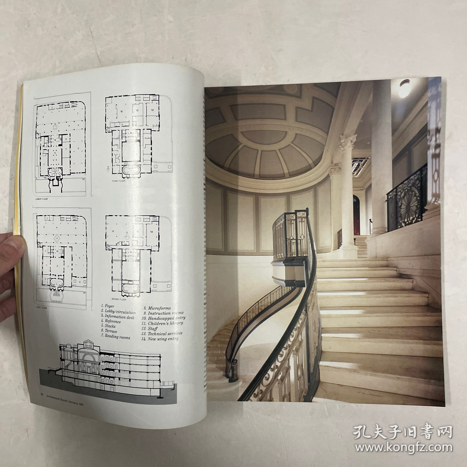 英文原版建筑实录杂志 ARCHITECTURAL RECORD 1/1992