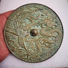 龙凤铜镜子