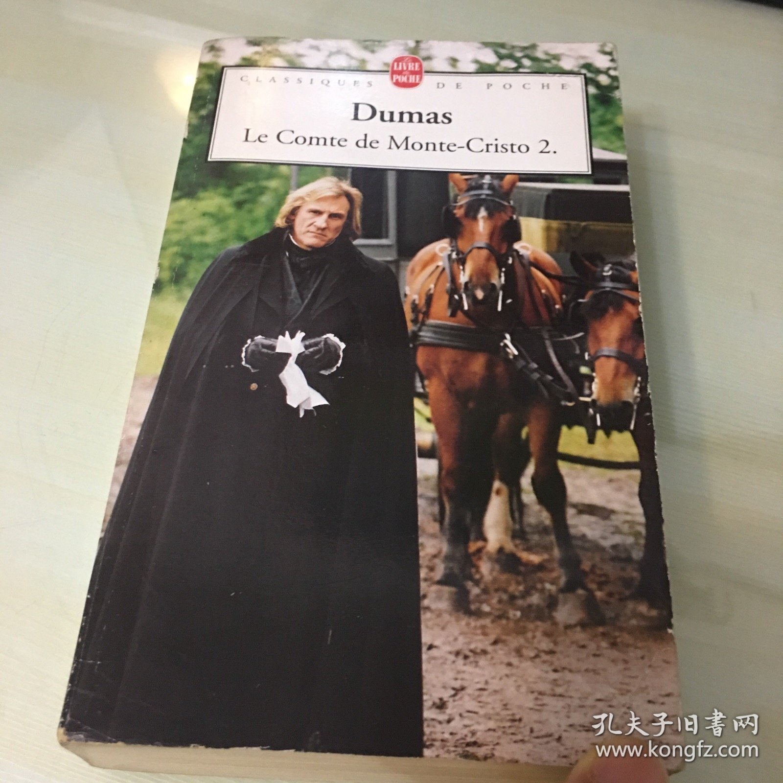 Le Comte de Monte-Cristo 2（法语原版，大仲马经典作品《基督山伯爵》，仅存第二册，1995年法国出版，厚796页，压膜本，无笔记勾画，内页完好）