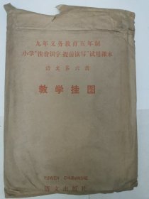 五年制小学“注音识字提前读写”试用课本 语文 第六册 教学挂图19张全