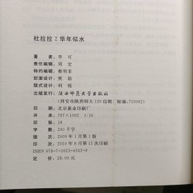 杜拉拉2：华年似水：《杜拉拉升职记》第二部