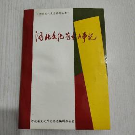 河北文化艺术大事记