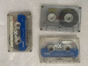 DIY录音带磁带 流行歌曲 3盘  包括粤语老歌 20年前流行歌曲等