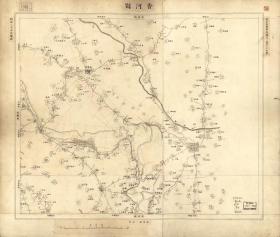 0558-4古地图1894 北京近傍图壹览  香河县。纸本大小55*66厘米。宣纸艺术微喷复制。