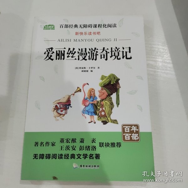 爱丽丝漫游奇境记小学教辅指定版附带考点题型训练阅读课外读物世界经典文学名著