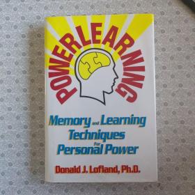 Powerlearning. Donald J.Lofland ,Ph.D. 英语进口原版精装