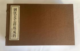 雷人版连环画《宣纸钢铁是怎样炼成的上下集》16开绢版 绘画毅进 445页