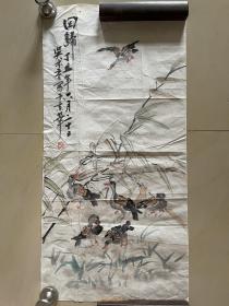 花鸟画 字画 纯手绘 国画 作品 条幅