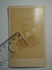 清代 日本明治时期政要 原版蛋白老照片1张 曾祢荒助，日本政治人物、外交官。曾担任日本司法大臣、大藏大臣、外务大臣、递信大臣、农商务大臣、众议院议员、贵族院议员、韩国统监等职务