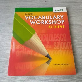 Vocabulary Workshop: Level E